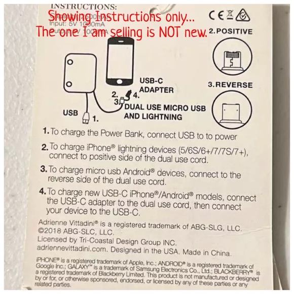 Charging Wallet Wristlet Portable USB Charger Bank Android iPhone - Picture 14 of 15